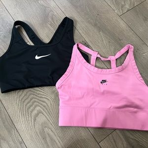 Lot of 2 Nike sports bras, both size medium